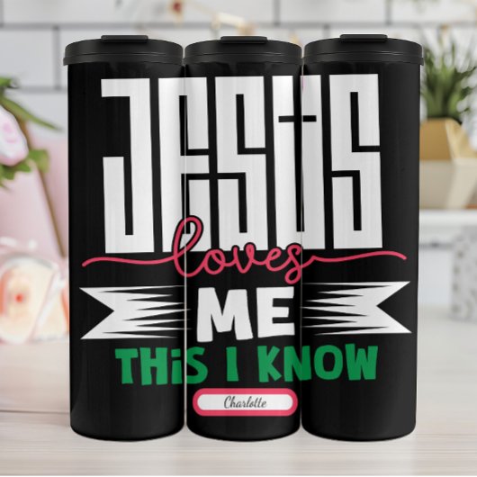 Bouteilles Isothermes Jésus M'Aime Ce Que Je Connais