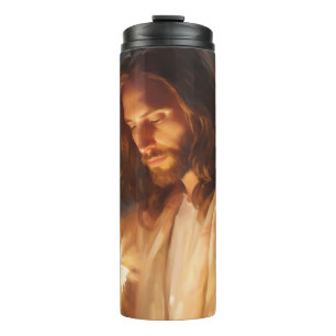 Bouteilles Isothermes Jésus tenant la chandelle Température Tumbler