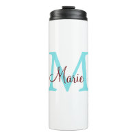 jeté simple minimal ajouter nom monogramme rose ro