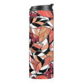 Bouteilles Isothermes Jeter Oreiller Caricature Abstraite feuilles baies (Tourné sur la gauche)