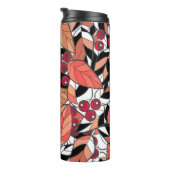 Bouteilles Isothermes Jeter Oreiller Caricature Abstraite feuilles baies (Tourné sur la droite)