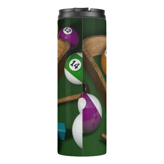 Bouteilles Isothermes Jeu de billard (Dos)