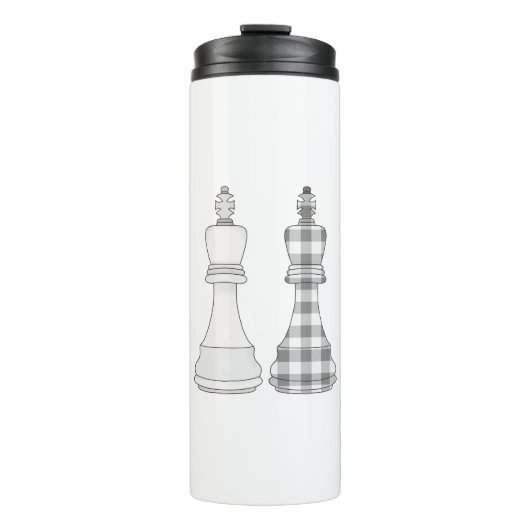 Bouteilles Isothermes Jeu Sur Les Échecs (Devant)