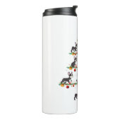 Bouteilles Isothermes Jeux de Noël Correspondants Boston Terrier Xmas (Tourné sur la gauche)