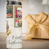 Bouteilles Isothermes Jingle Bells 5 Photo Collage Or Blanc Eclectique