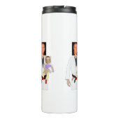 Bouteilles Isothermes Jiu Jitsu Papa photos personnalisées et texte manu (Dos)