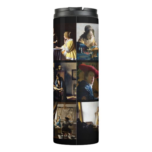 Bouteilles Isothermes Johannes Vermeer - Grille des chefs-d'oeuvre (Dos)