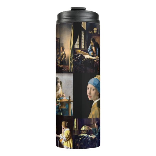 Bouteilles Isothermes Johannes Vermeer - Patchwork de chefs-d'oeuvre (Devant)