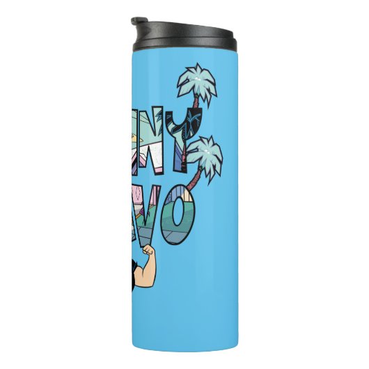 Bouteilles Isothermes Johnny Bravo Palm Tree (Tourné sur la droite)