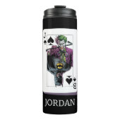 Bouteilles Isothermes Joker and Batman Spade Playing Card Illustration (Devant)