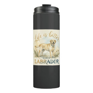 Bouteilles Isothermes Joli Amoureux de Chien Labrador Retriever