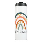 Bouteilles Isothermes Joli arc-en-ciel pastel (Devant)