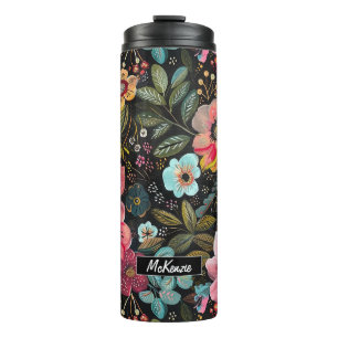 Bouteilles Isothermes Joli BoHo Chalk Florals Tumbler thermique