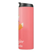 Bouteilles Isothermes Joli cadeau d'enseignant rose avec Fox (Tourné sur la droite)