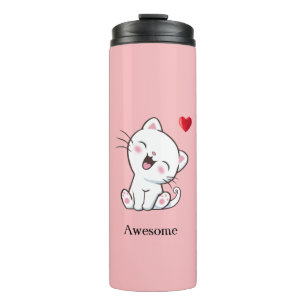 Bouteilles Isothermes Joli Chat Chaton & Tasse Thermique Cœur