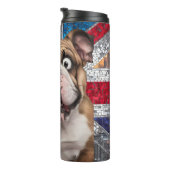 Bouteilles Isothermes Joli chien taureau anglais (Tourné sur la droite)