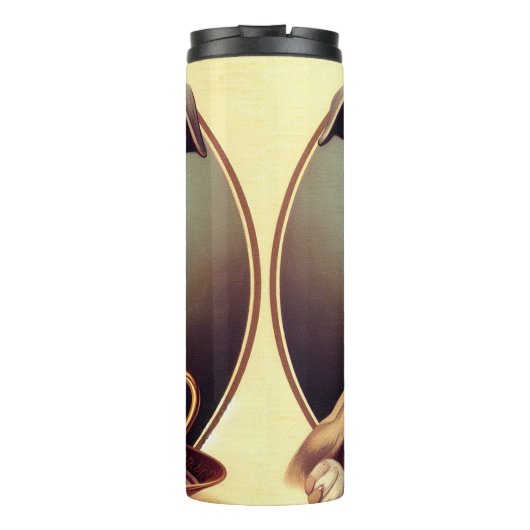 Bouteilles Isothermes Joli chiot Whippet (Dos)