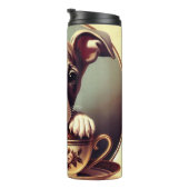 Bouteilles Isothermes Joli chiot Whippet (Tourné sur la droite)