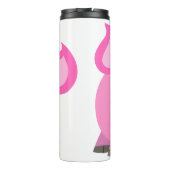 Bouteilles Isothermes Joli Cochon De Caricature En Rire (Dos)