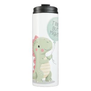 Bouteilles Isothermes Joli dinosaure "Petit mais puissant"