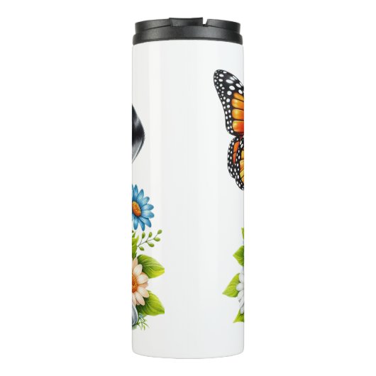 Bouteilles Isothermes Joli(e) ami(e) dalmate/papillon (Dos)