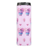 Bouteilles Isothermes Joli Éléphant rose (Dos)