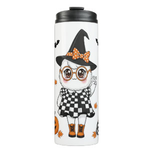 Bouteilles Isothermes Joli fantôme d'Halloween