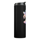 Bouteilles Isothermes Joli fantôme Holographique Accrocher Chat Noir Cos (Tourné sur la gauche)