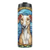 Bouteilles Isothermes Joli Faux Verre Trait Gris Chien (Devant)
