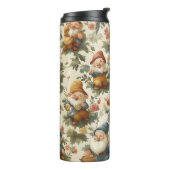 Bouteilles Isothermes Joli gnome et fleurs design (Tourné sur la gauche)