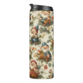 Bouteilles Isothermes Joli gnome et fleurs design (Tourné sur la droite)
