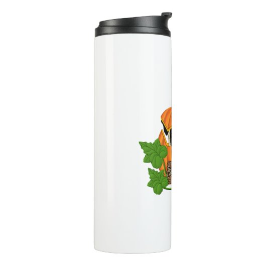 Bouteilles Isothermes Joli Halloween Carlin d'automne Pugkin Citrouille (Tourné sur la gauche)