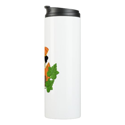 Bouteilles Isothermes Joli Halloween Carlin d'automne Pugkin Citrouille (Tourné sur la droite)