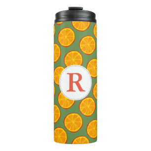 Bouteilles Isothermes Joli Monogramme Été Orange Slices