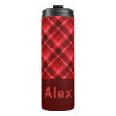 Bouteilles Isothermes Joli Monogramme rouge rubis Tumbler thermique (Devant)