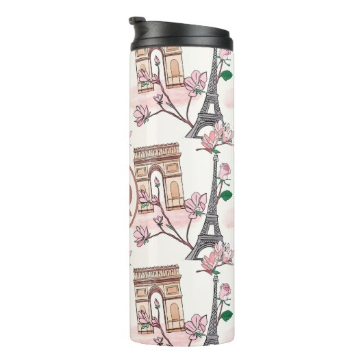 Bouteilles Isothermes Joli Monogramme Thème Français | Les monuments de (Tourné sur la droite)