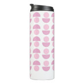 Bouteilles Isothermes Joli Motif d'art moderne scandinave en rose Nom (Tourné sur la droite)