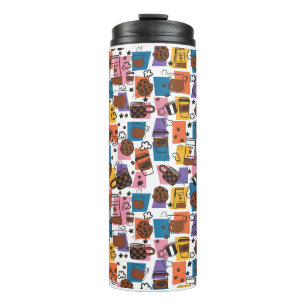 Bouteilles Isothermes Joli motif de café - Amateur de café coloré