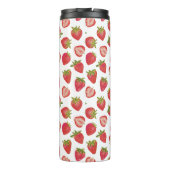 Bouteilles Isothermes Joli motif de fraise d'été (Dos)