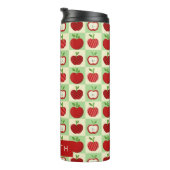 Bouteilles Isothermes Joli motif de pomme personnalisé à carreaux (Tourné sur la droite)