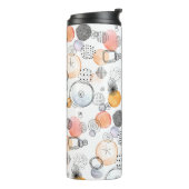 Bouteilles Isothermes Joli Motif rose et bleu Abstrait (Tourné sur la gauche)