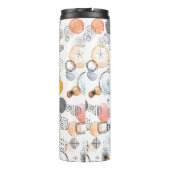 Bouteilles Isothermes Joli Motif rose et bleu Abstrait (Dos)