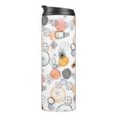 Bouteilles Isothermes Joli Motif rose et bleu Abstrait (Tourné sur la droite)