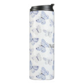 Bouteilles Isothermes Joli Papillons blancs violets Anniversaire (Tourné sur la gauche)