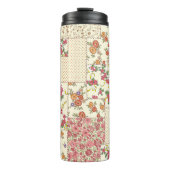 Bouteilles Isothermes Joli Patchwork Floral Conception transparente (Devant)