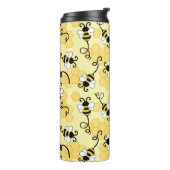 Bouteilles Isothermes Joli petit motif abeilles (Tourné sur la gauche)