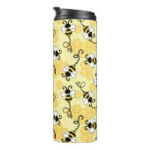 Bouteilles Isothermes Joli petit motif abeilles (Tourné sur la droite)