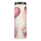 Bouteilles Isothermes Joli renard de caricature Saint Valentin (Dos)