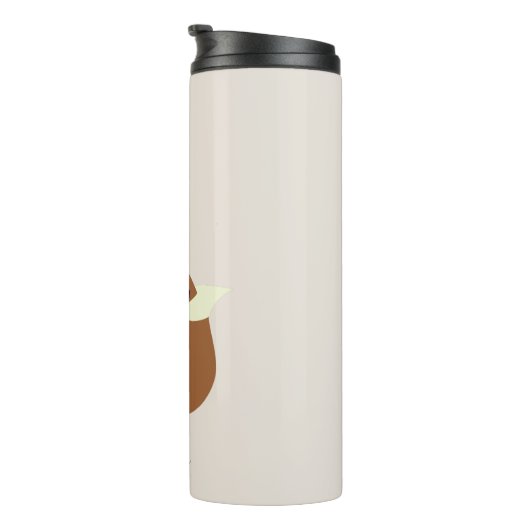 Bouteilles Isothermes Joli renard hipster Brown (Tourné sur la droite)