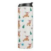 Bouteilles Isothermes Joli renne de Noël (Tourné sur la gauche)